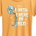 thumbnail image 3 of SpongeBob SquarePants - Squidward Bed - Women's Short Sleeve Graphic T-Shirt, 3 of 7