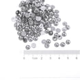 thumbnail image 4 of REGALWOVEN 6mm AB Flat Back Pearls Loose Half Round Resin Pearl Beads DIY Crafts Metallic Silver Tone, 4 of 5