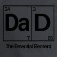 thumbnail image 3 of CafePress - Dad: The Essential Element Long Sleeve T Shirt - Long Sleeve Dark T-Shirt, 3 of 4