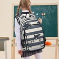 thumbnail image 7 of FORMRS Unisex School Backpack 17" Student Travel Bag with Laptop Compartment, Dark Sharks, 7 of 7