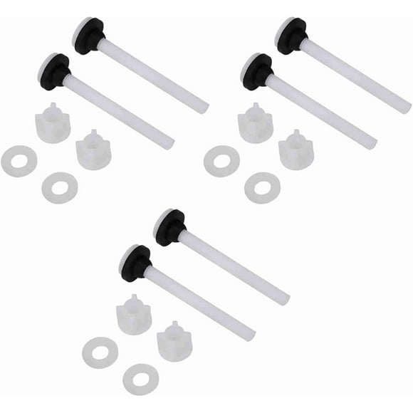 Queilt Pairs Toilet Tank Fixing Screws, Toilet Tank Bolts, Toilet Water Tank Screws, Toilet Repair Kit, for Toilet Tank