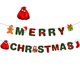 thumbnail image 1 of (1 unidad) (HL-SDLQ21-027) Decoraciones navideñas Banderas navideñas Papel Dibujos animados Banderas colgantes navideñas Decoración de arreglos navideños con flores, papel, 1 of 13