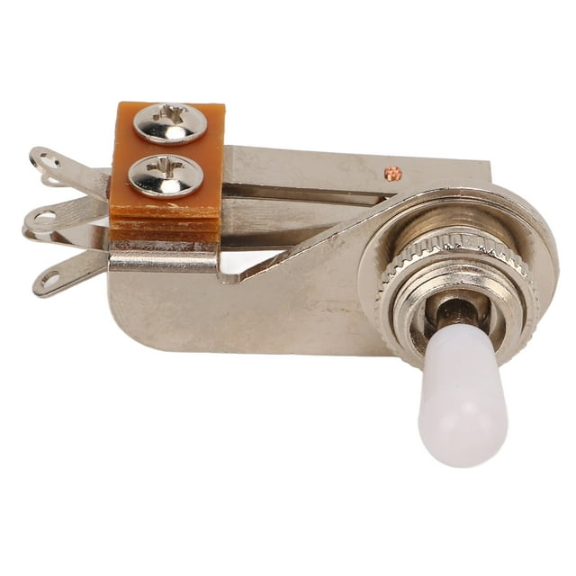 Interrupteur à Bascule pour Guitare, Interrupteur 3 Voies, Sélecteur de Pickup de Guitare, Interrupteur à Bascule de Remplacement, Accessoires de Commande pour Guitare Électrique, Interrupteur à Bascule en L 3 Voies, Pickup de Guitare Électrique