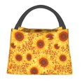 thumbnail image 1 of Balery Vintage Leopard Print Sunflower Bolsa de Aislamiento Portátil – Bolsa de Almuerzo con Forro de Aluminio Mejorado, Funda Impermeable y Fácil de Limpiar para Picnic y Caja de Almuerzo, 1 of 6
