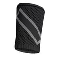 thumbnail image 4 of Muñequera para el sudor, muñequera atlética, muñequeras suaves, muñequera deportiva para mujer, muñequera para el sudor para fútbol, entrenamiento, Negro Gris, 4 of 8