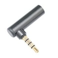 thumbnail image 2 of Adaptador De Audio En Forma De L Conector Jack de 3,5 mm Conector Jack en forma de L de aleación de aluminio para cable de altavoz auxiliar, 2 of 7