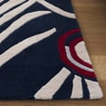 thumbnail image 3 of SAFAVIEH Soho Fulton Abstract Area Rug, Blue/Ivory, 7'6" x 9'6", 3 of 10