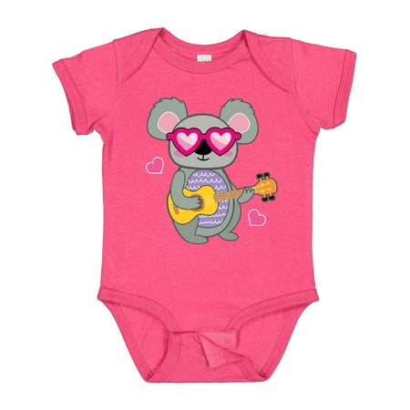 

Inktastic Koala Cute Girls Guitar Outfit Gift Baby Girl Bodysuit