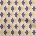 thumbnail image 1 of oneOone Cotton Cambric Wine Fabric Check Argyle Sewing Material Print Fabric By The Yard 42 Inch Wide, 1 of 5
