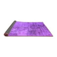 thumbnail image 2 of Ahgly Company Indoor Round Oriental Purple Industrial Area Rugs, 8' Round, 2 of 4