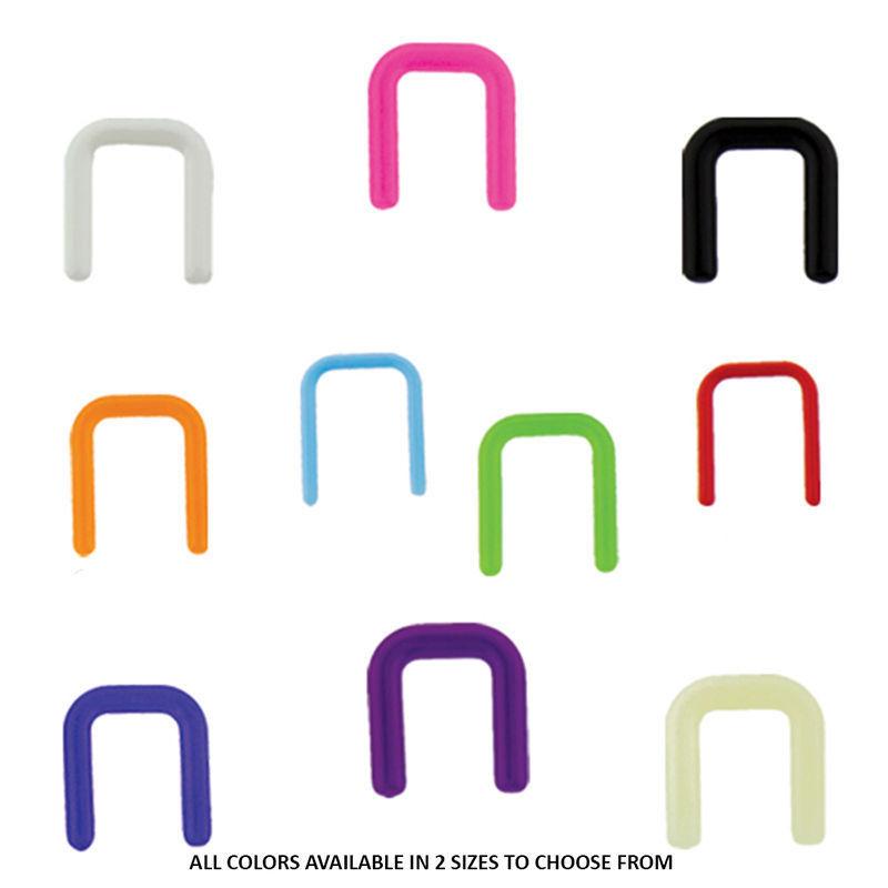 Acrylic Septum Retainer 14g Or16g Bioflex Sold Individual