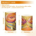 thumbnail image 6 of Yayeee Flameless Candles with Remote Flickering Battery Operated Multi Color Changing, Purple Abstract Floral, 6 of 7
