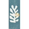 thumbnail image 2 of Hershey, Moira 10x18 White Modern Wood Framed Museum Art Print Titled - Matisse Homage II Panel, 2 of 4