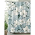 thumbnail image 2 of Fsddascl Flower Floral Shower Curtain Set - Standard 72" x 72" Washable Bathtub Curtain with 12 Hooks, Botanical Spring Meadow Blooms Wildflower Waterproof Fabric Stall Shower Curtains for Bathroom, 2 of 6