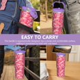 thumbnail image 7 of 30oz Handheld Travel Tumbler with Handle – Double Wall Stainless Steel Insulated Cup, Flip Straw Lid, Leak-Proof & BPA-Free for Hot and Cold Drinks – Durable Coffee & Juice Mug Pink, 7 of 7