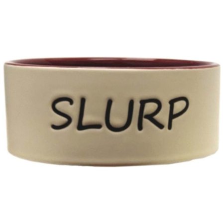 UPC: 0077234585825 | Spot Slurp Dog Bowl Burgundy 5 in – PDS-077234585825