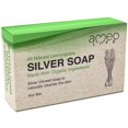 thumbnail image 1 of Ameo Life Jabón de plata de hierba de limón con 30 ppm de plata - Limpia naturalmente la piel Barra de jabón de plata coloidal de 4 oz para mujeres y hombres, 1 of 1