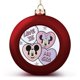 thumbnail image 1 of Bolas navideñas de Mickey Mouse y Minnie Mouse, decoración navideña, decoración para fiestas, adornos para árboles, 1 of 5