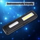 thumbnail image 4 of Lámpara de trabajo LED recargable por USB, linterna multifuncional con gancho para colgar, soportes magnéticos para reparación de automóviles, campamentos, emergencias (negro), 4 of 4