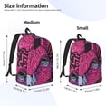 thumbnail image 2 of Easygdp ink Donkey Pop Art Mochila de Lona Resistente para Laptop, Compatible con Laptops de 15 a 17 pulgadas, Ideal para Escuela, Trabajo y Viajes-Small, 2 of 5