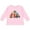 AD-Pink, variant on Inktastic Movie Loving Bats with Popcorn and Soda Boys or Girls Long Sleeve Toddler T-Shirt