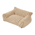 thumbnail image 3 of Sofá cama para gatos Perfecl suave cómoda antideslizante Beige 61 cm x 45 cm x 25 cm, 3 of 8