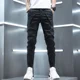 thumbnail image 4 of Pantalones cargo ajustados y elásticos para hombre, de algodón, de corte regular, económicos, estéticos, de moda urbana, pantalones de hombre más baratos, de lujo, 4 of 5