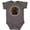 Charcoal Grey, variant on Inktastic Labrador Retriever Chocolate Lab Dog Boys or Girls Baby Bodysuit