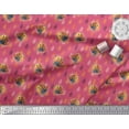thumbnail image 2 of Soimoi Rayon Fabric Feather & Bird Cartoon Print Sewing Fabric Yard 42 Inch Wide, 2 of 3