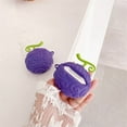 thumbnail image 3 of ZHaobin Devil Fruit Case for AirPods 4 Airpod 1 2 3 Pro Pro2  Bluetooth Earbuds Charging Box Protective Earphone Case Cover (purple,for AirPods 1 and 2), 3 of 6