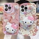thumbnail image 2 of Sanrio-fundas de teléfono con soporte para iPhone, carcasa trasera bonita con rotación de 360 grados, para modelos 14, 13, 12, 11 Pro Max, XR, XS MAX y X Fivean unisex, 2 of 2