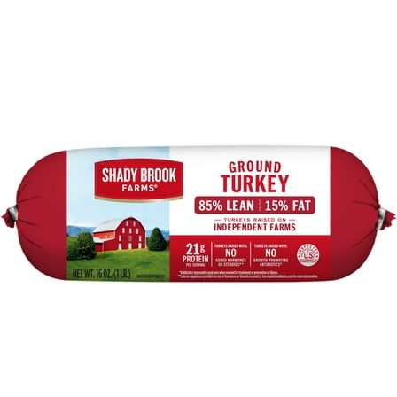 Shady Brook Farms® 85% Lean / 15% Fat Ground Turkey Roll, Fresh, 1 lb.