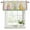 Off-white, variant on Easter Curtain Valances for Windows, Kitchen Valance Window Treatments Panel 2 Pack, Gnomes Colorful Eggs Butterfly Flowers Blue Check Rod Pocket Short Curtains for Bathroom Bedroom 42 x 12 Inch