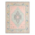 thumbnail image 3 of Unique Loom Whitney Collection Area Rug - Geneva (9' x 12' Rectangle Pink/Blue), 3 of 7
