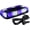 Blue/White, variant on Roof Top Strobe Lights High Visibility Emergency Safety Warning Mini LED Light Bar with Magnetic Base for Snow Plow Trucks and Construction Vehicles