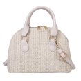 thumbnail image 2 of Bolsa cruzados de verano casuales tejidos a mano Elegantes para viajar (Blanco) Likrtyny Para Estrenar, 2 of 9