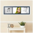 thumbnail image 2 of ArtToFrames Collage Photo Picture Frame with 3 - 11x14" Openings, Framed in White with Midnight Blue and Black Mats (CDM-3966-67), 2 of 8
