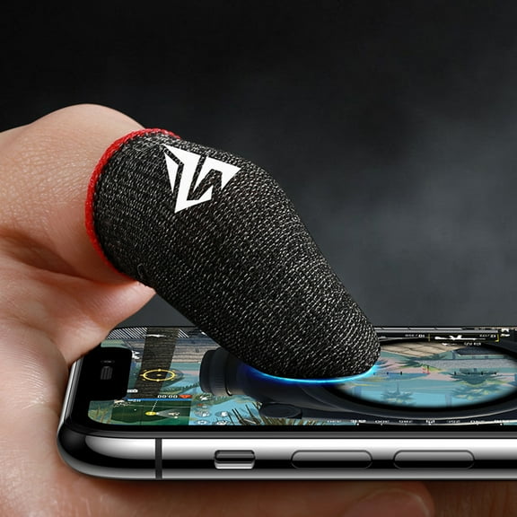 Vnanda 5Pairs Mobile Phone Gaming Finger Sleeves, Gamer Thumb Protector/Stabilizer/Compression Support Sleeve