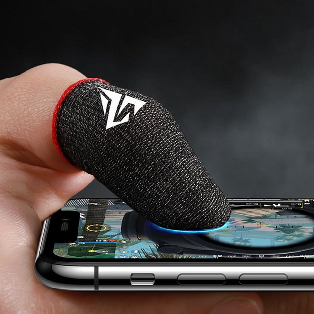 Neinkie 5Pairs Mobile Phone Gaming Finger Sleeves, Gamer Thumb Protector/Stabilizer/Compression Support Sleeve