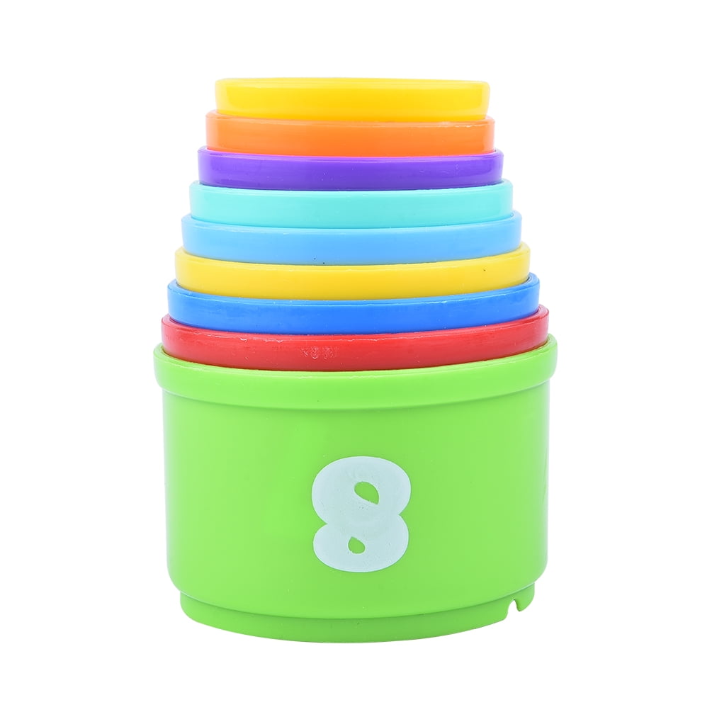 SUNLIKE Stacking Cups Baby Learning Toys for for Infants Toddlers