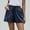 Navy, variant on Zynviq Casual Shorts for Women Summer Cotton Linen Wide Leg Solid Loose Fit Sweatshorts Women Shorts L