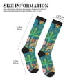 thumbnail image 3 of Compression Socks for Men Women -Jungle Animals Colorful Knee High Compression Stockings for Men Women, 3 of 5