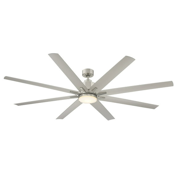Trade Winds Ezra 72" LED Outdoor Ceiling Fan in Brushed Nickel