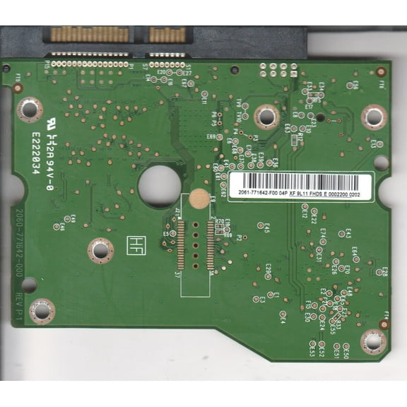 WD20EADS-00R6B0, 2061-771642-F00 04P, WD SATA 3.5 PCB