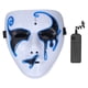 thumbnail image 2 of Cubierta Facial LED, Amplia Aplicación Cubierta Facial Con Luz LED De PVC Cómodo Acolchado De Espuma Efecto De Iluminación Estable 3 Modos De Iluminación Para Fiestas De, 2 of 8