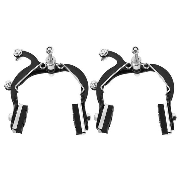DINHEAROM Mount Bike Brake Set Metal 2Pcs Black Bicycle Accessories Braking