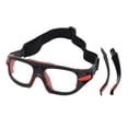thumbnail image 1 of Hot Sales Sports Practical Basketball Glasses Explosion-Proof Football Goggles Protective Frame With Interchangeable Mirror Legs Black+Red, 1 of 5