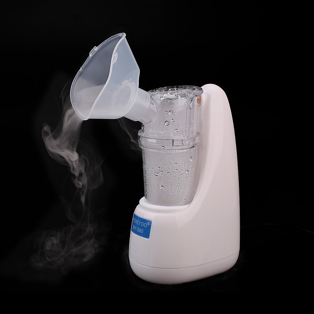 haocoms Portable Nebulizer Machine Mini Handheld Multifunction Humidifier for Home /& Outdoor No Noise for Everybady with 2 Small Masks and a Big Mask