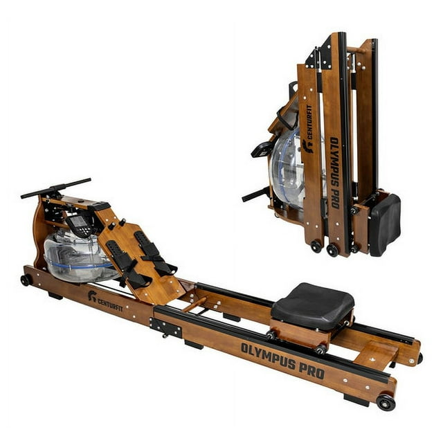 Maquina Remo Plegable Centurfit Agua 17 Lts Madera Pantalla