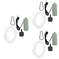 Set of 3 Portable Aerator for Transportation Fish Batteries USB Oxygen Pump